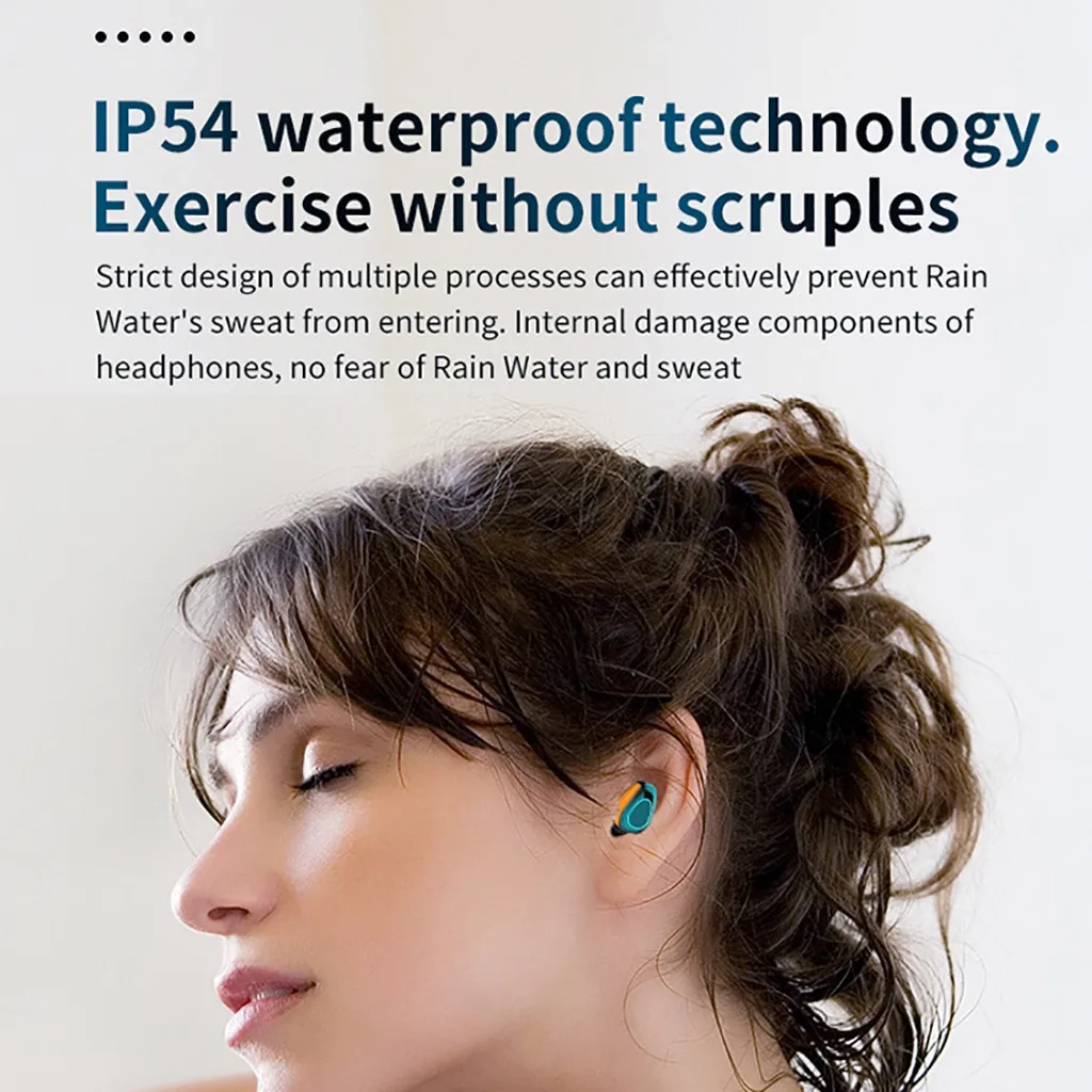 CARPRIE Bluetooth Беспроводные наушники TWS с сенсорным управлением Спортивная гарнитура