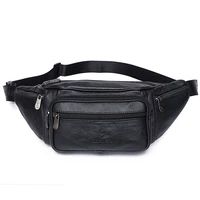 mens waist packs male genuine leather fanny pack belt bag phone pouch bags travel waist pack male small waist bag leather pouch