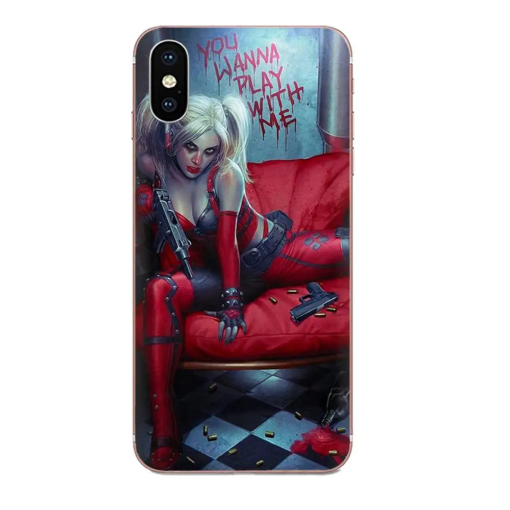 &quot Харли Квинн &quotМягкий чехол из ТПУ с принтом&quot аксессуары для Galaxy J1 J2 J3 J330 J4 J5 J6