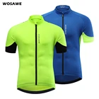WOSAWE Мужская велосипедная майка, сетчатая дышащая майка для горных велосипедов, велосипедные рубашки с коротким рукавом, велосипедная одежда, летняя Светоотражающая велосипедная одежда