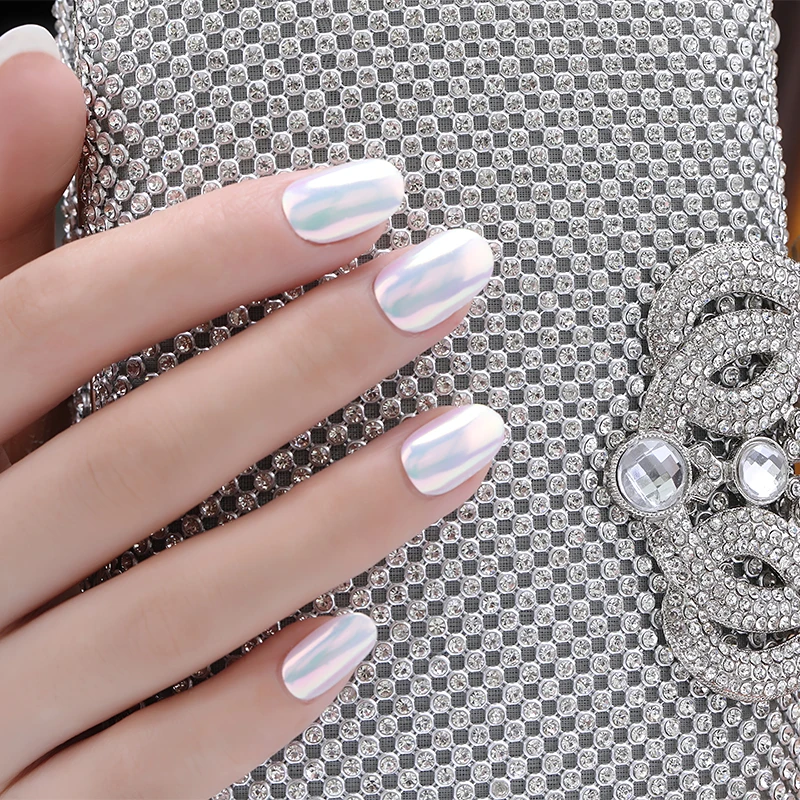 Мерцающий Блеск для ногтей цвет Фэнтези жемчужное зеркало волшебное радужные