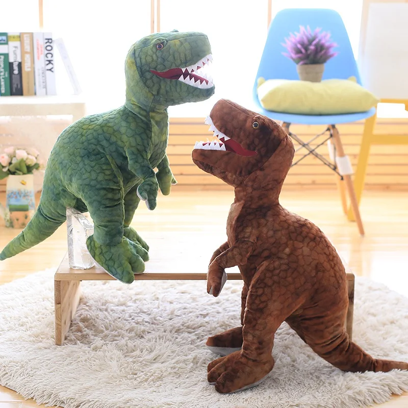 

50cm-110cm Simulation Dinosaur Plush Toys Stuffed Animals Plush Dinosaur Pillow Tyrannosaurus Rex Dolls Kids Girls Gifts