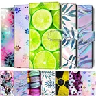 Кожаный чехол-книжка для Samsung Galaxy A01 Core A10 A20E A20S A30S A50S A70 A40 A6 A7 A8 A9 J4 J6 J2 2018