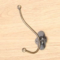 antique door hanger hooks vintage bathroom wall hanger hats bag keychain zinc alloy hook coat wall hooks with screws 4247mm
