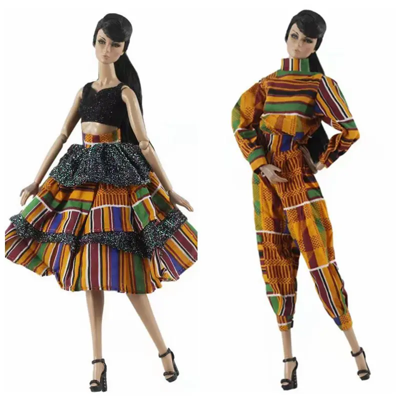 

1/6 BJD Doll Clothes For Barbie Accessories Outfits Cosplay 11.5" Fashion Shirt Vest Skirt Pants Doll Dress Party Gown Girl Toys