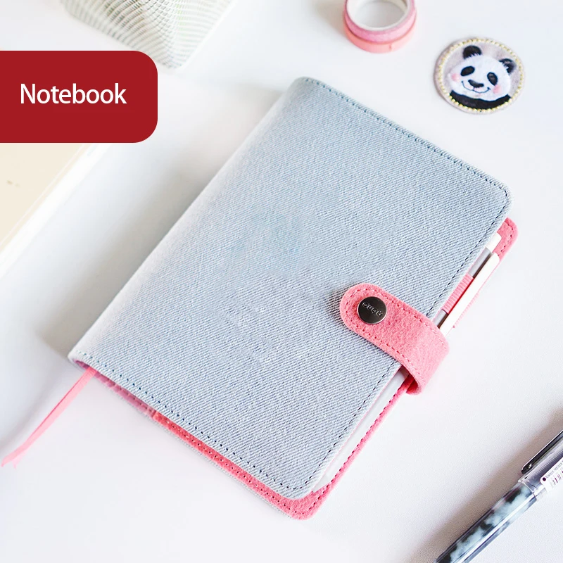 Классическая тканевая офисная школа 6 отверстий спиральная записная книжка