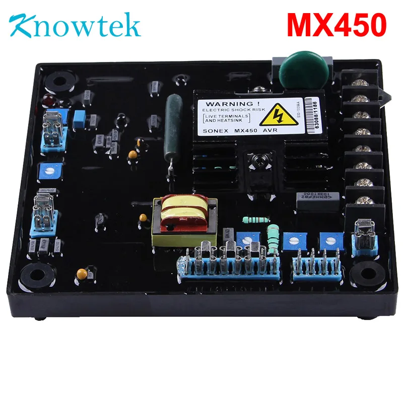 Автоматический регулятор напряжения AVR MX450 для бесщеточного генератора |