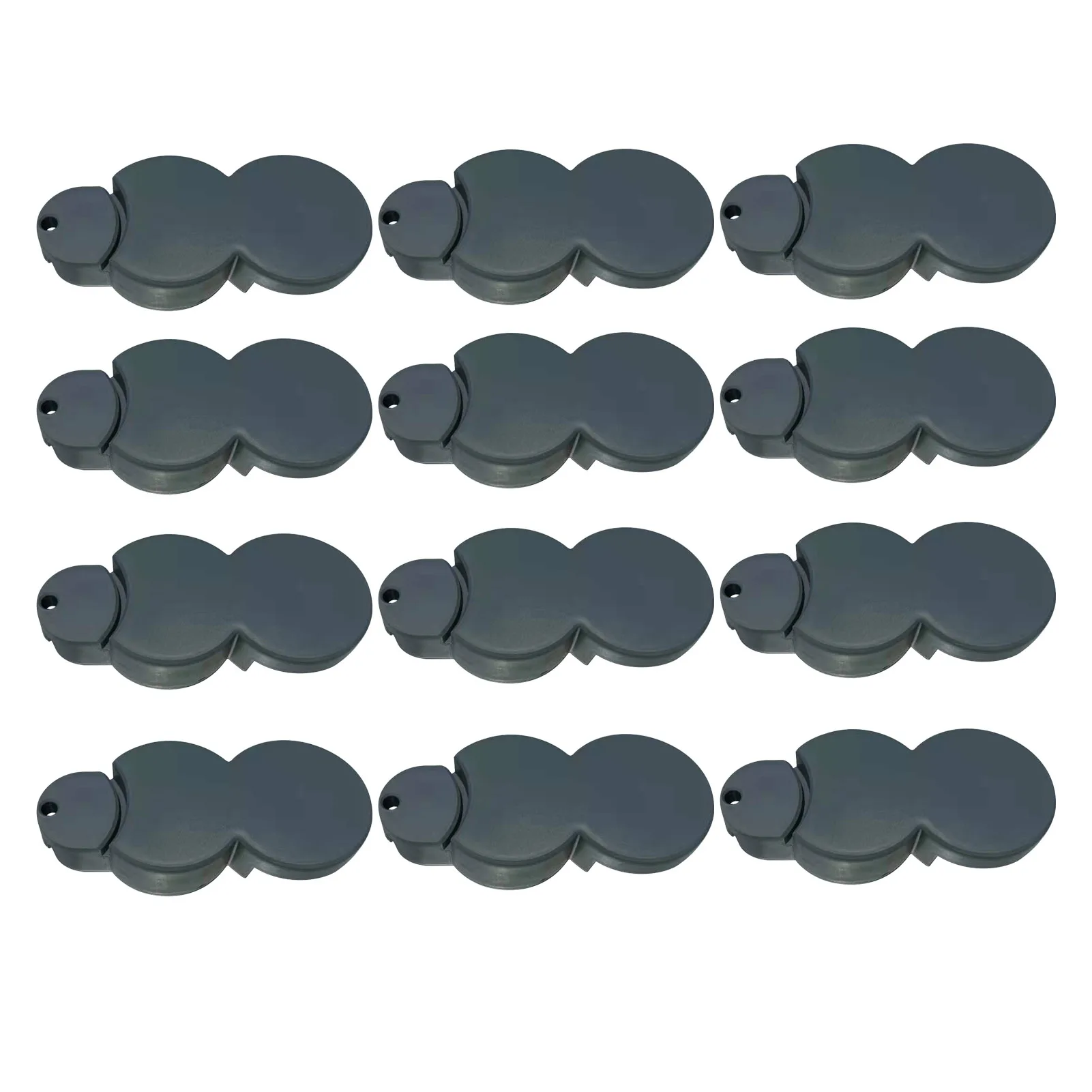 

12pcs Plastic Fence Lawn Edge Fixed Pile Vegetable Garden Small Fence Protection Fence Home Yard Garden Border Edging Frame