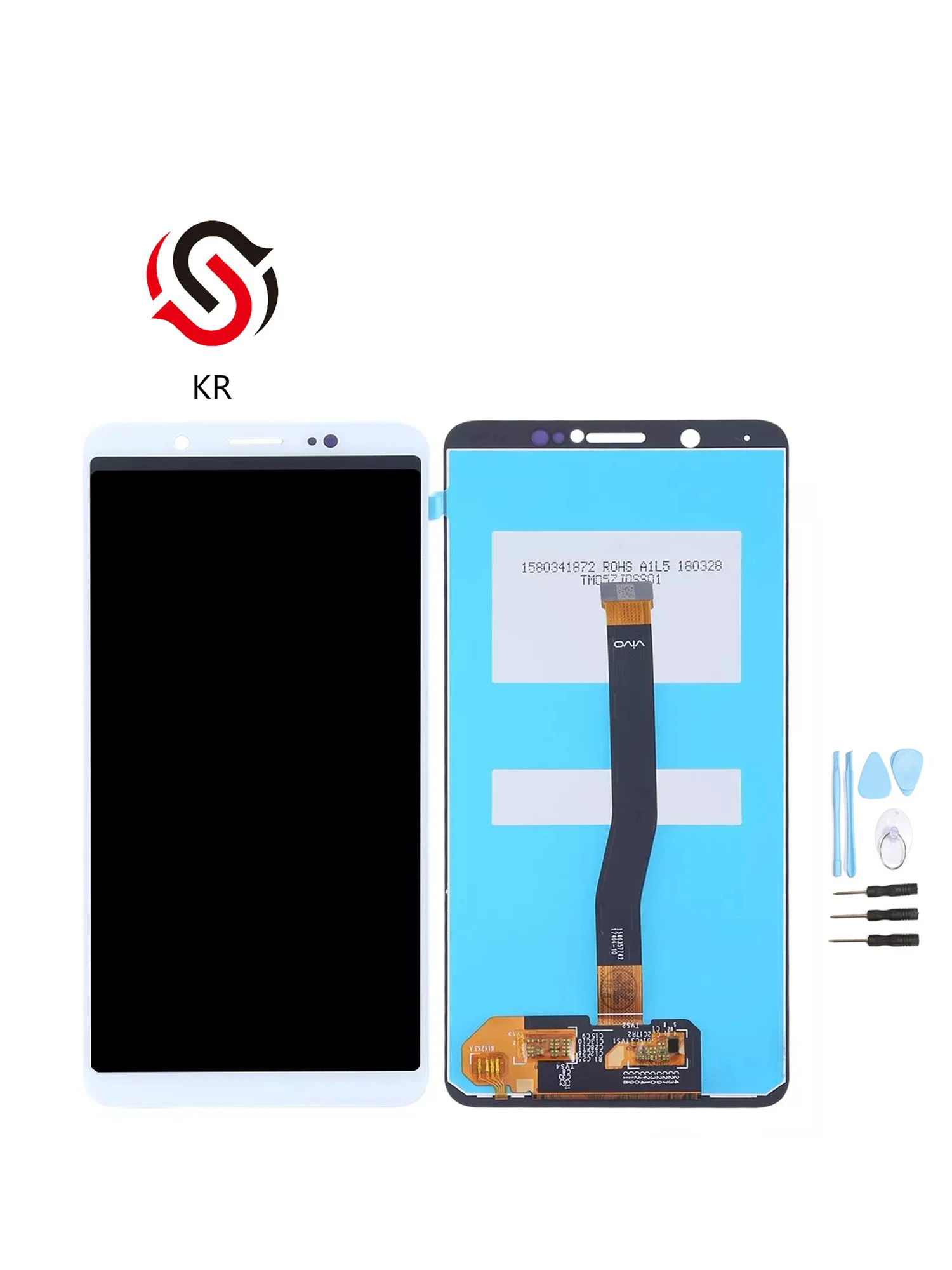 100% Новый оригинальный используемый для обслуживания и замены VIVO Y75 lcd тест
