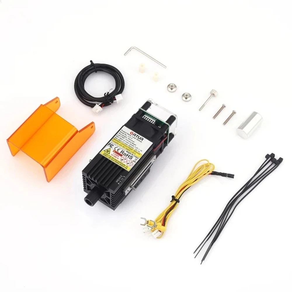 

ORTUR Upgraded Laser Module 15w 20w Fixed Laser Beam Laser Head PWM Mode Overvoltage Protection for Desktop Laser Engraver