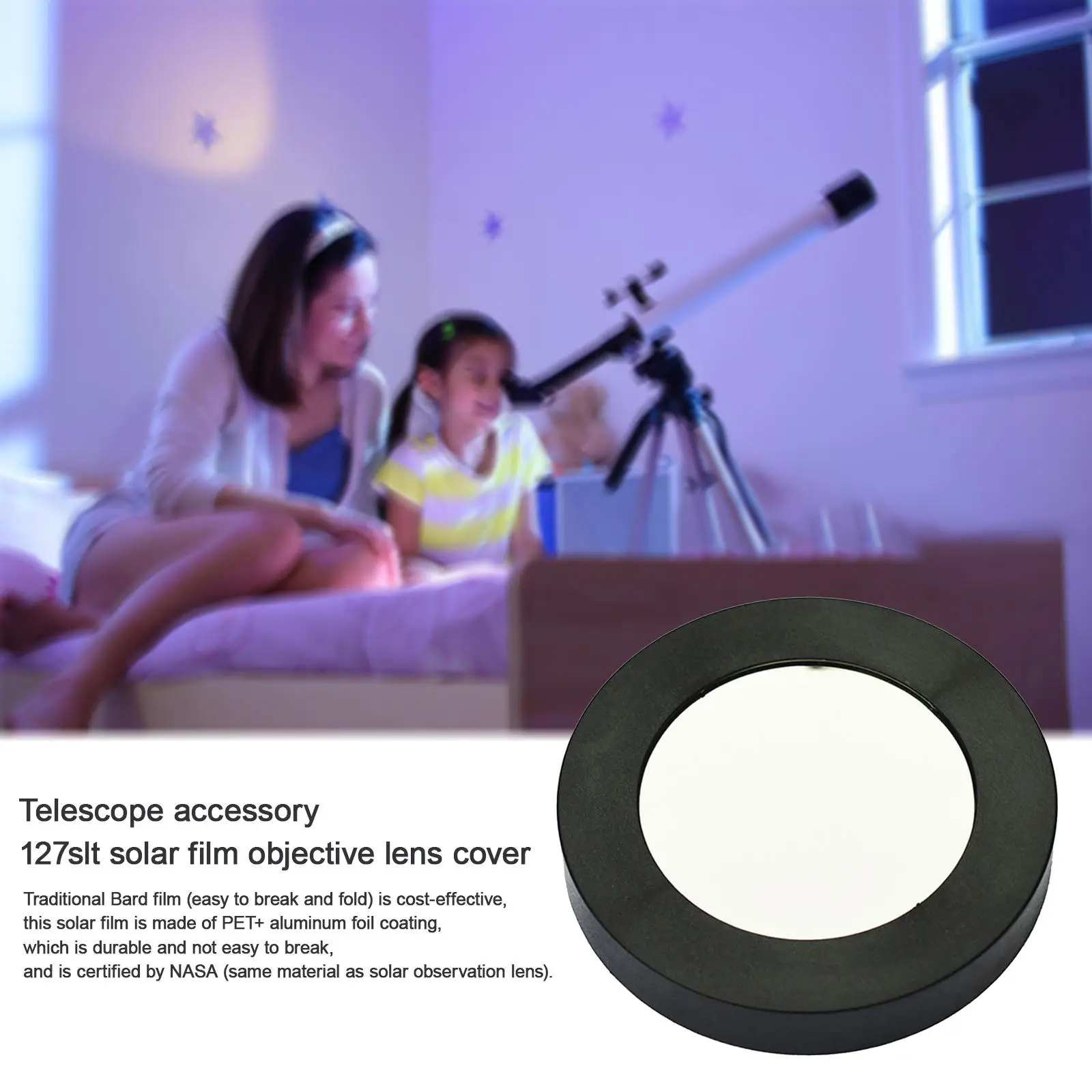 145 мм солнечный фильтр Солнцезащитная пленка для объектива объектив с ПЭТ