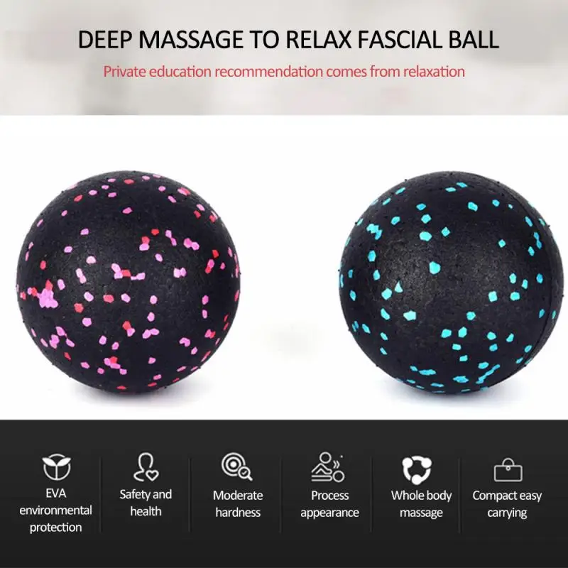

Fitness ball high-density massage ball lightweight back/neck/foot activity ball deep tissue myofascial release