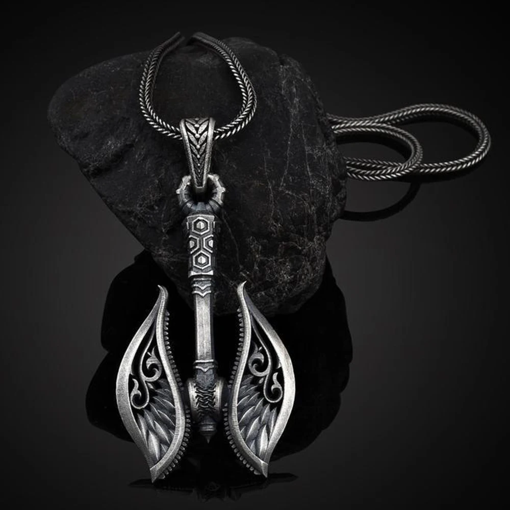 Nordic Викинги пират Томагавк кулон ожерелье для мужчин в стиле Ретро хип хоп из