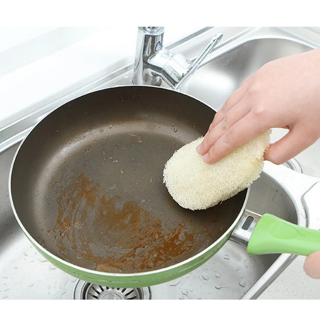 Натуральная люфа Luffa Loofa сверхтонкие волокна кисти для кухни|Чистящие щетки| |