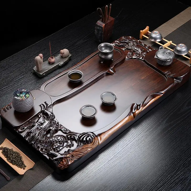 

Kung Fu Set Table Puer Sunum Tepsi Accessories Para Servir Te Chino Bandeja Chinese Serving Gongfu Holder Tea Tray