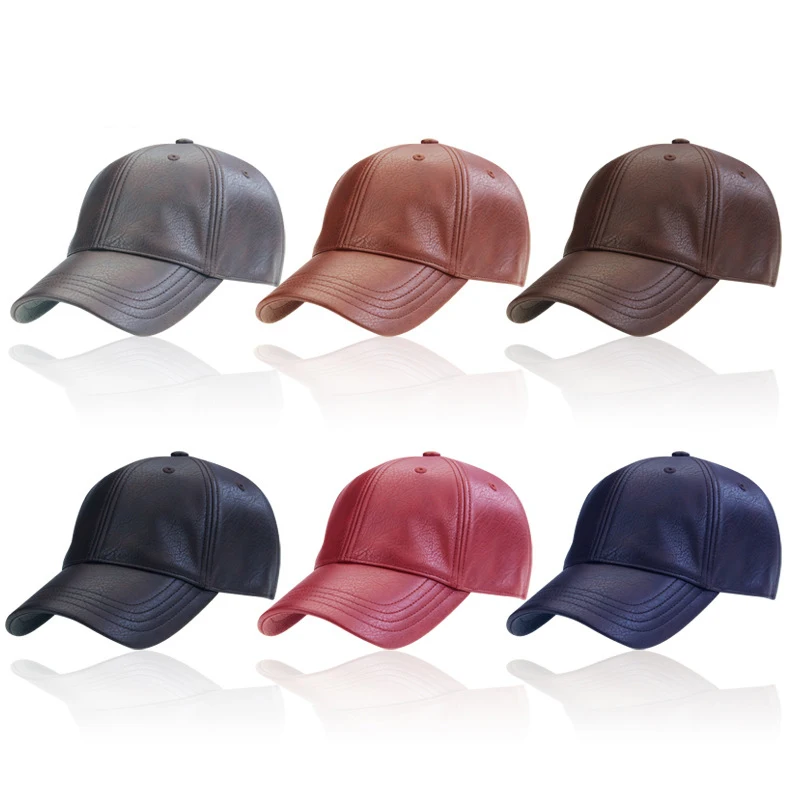 Мужская бейсболка из искусственной кожи RoxCober модная кепка шляпа бренда Bone casquette