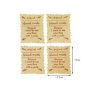 100 шт.лот оригинальные наклейки ручной работы, винтажные крафт-наклейки, сделай сам, ручная работа, для подарка, этикетка для упаковки тортов, выпечки