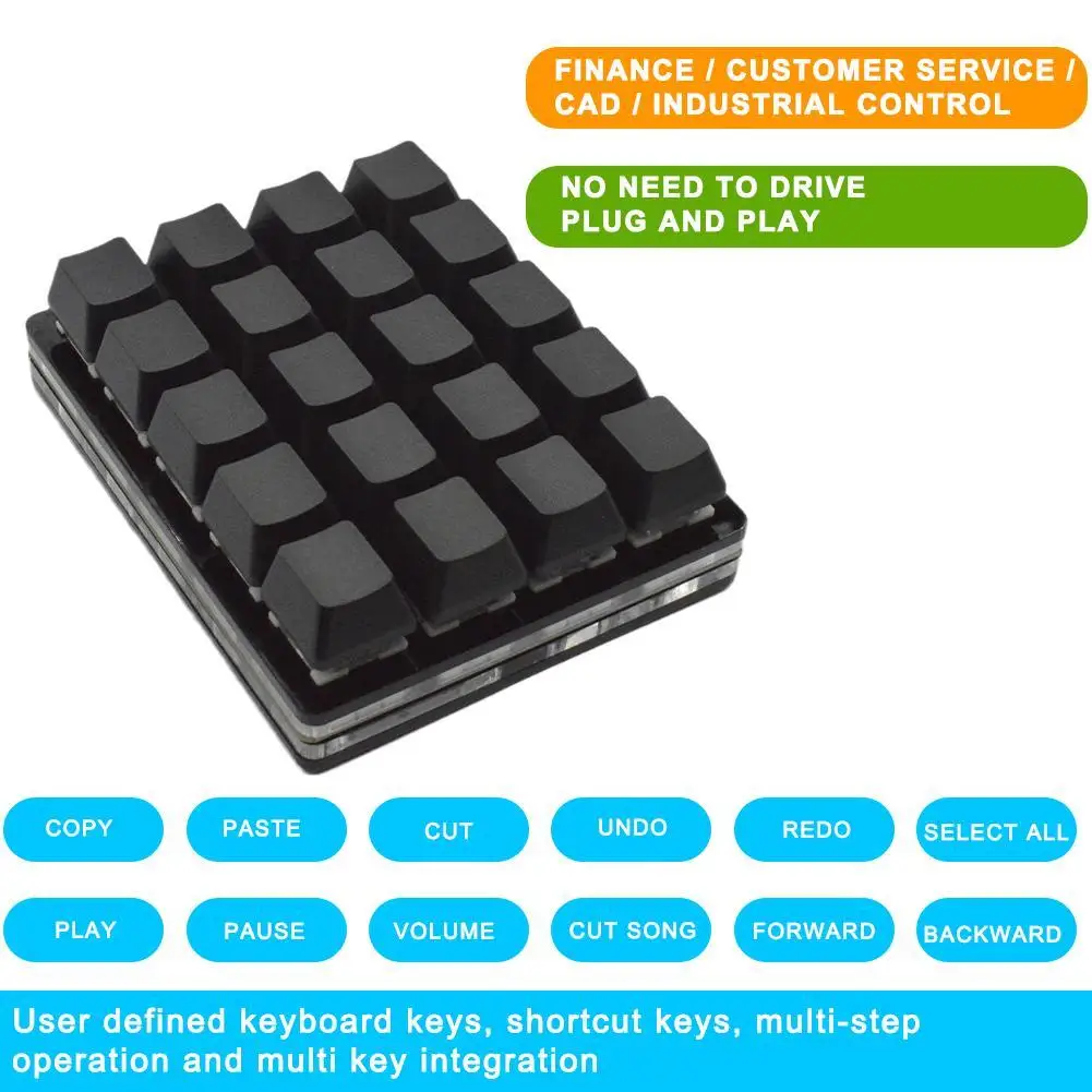 Программируемая мини-клавиатура OSU игровая клавиатура для Windows Android Raspberry Pi 20/24