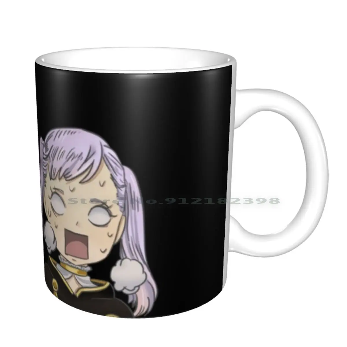 Черный клевер керамические кружки кофейные чашки кружка для чая с молоком черный