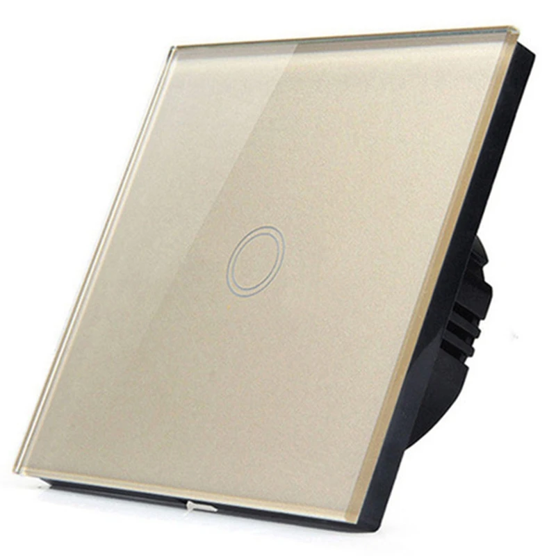 Стандарт ЕС хрустальный стеклянный переключатель 1 банда способ умный дом свет