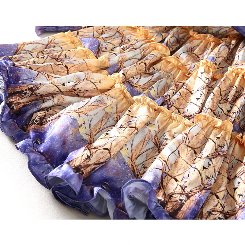 

2021 SPRING OFF SHOULDER RUFFLE PUFF - SLEEVE MINI DRESS