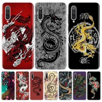 asian dragons animal tattoo silicon phone case for xiaomi redmi note 10 9 8 9s 8t 7 6 5 6a 7a 8a 9a 9c pro customized cover coqu