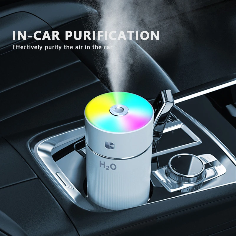 

4 styles cute Air Humidifier 240ml Ultrasonic Essential Oil Diffuser Mini USB Cool Mist Maker Aromatherapy with Colorful Light