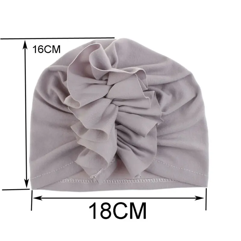 Милая Хлопковая шапочка-чалма с бантиком для новорожденных маленьких мальчиков