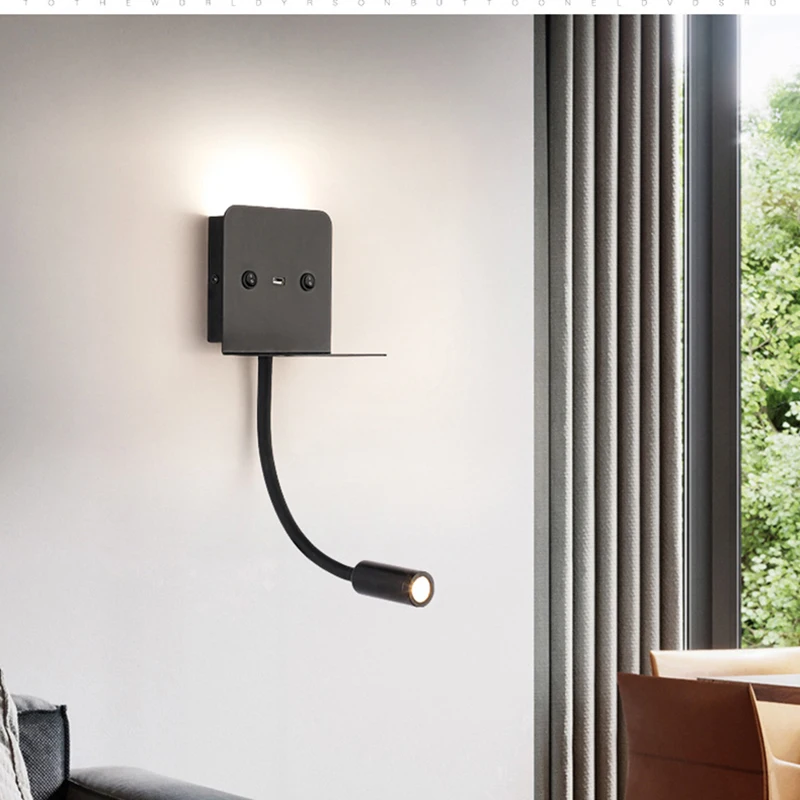 Простой современный многоцелевой домашний светодиодный перезаряжаемый