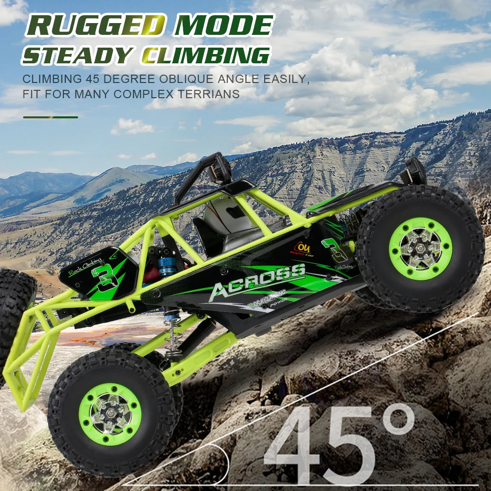 Wltoys 12428 50 км/ч высокоскоростной Радиоуправляемый автомобиль 1/12 2 4G 4WD внедорожник