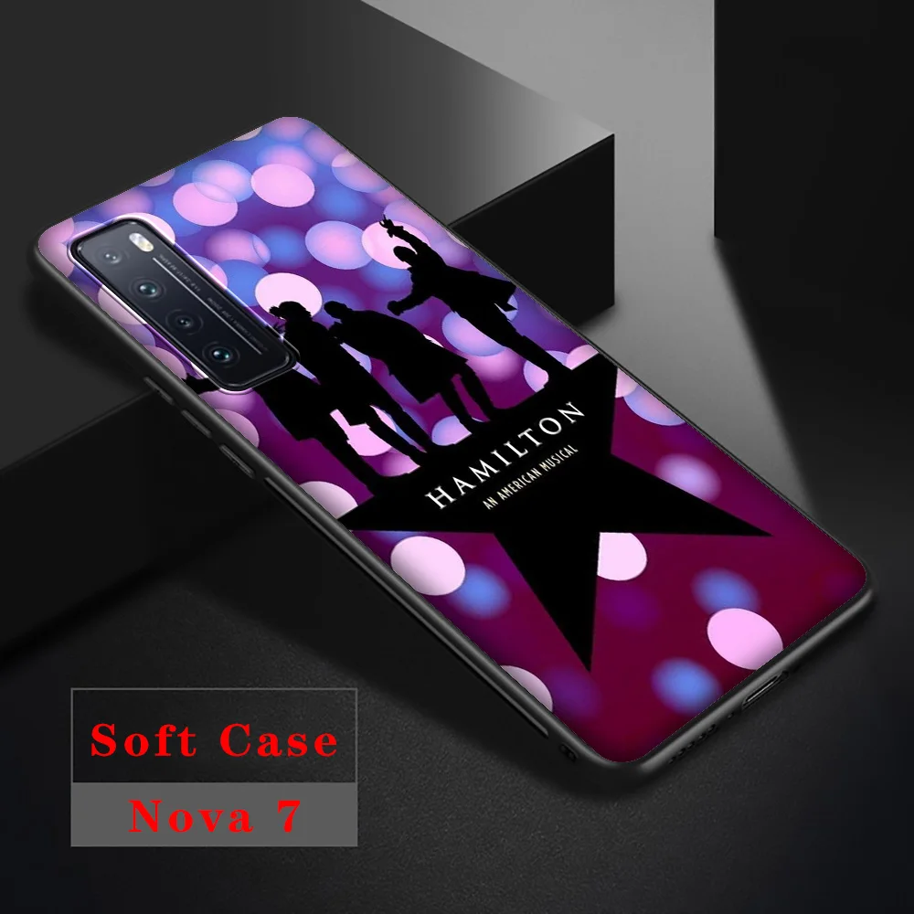 WEBBEDEPP гамильтовый Музыкальный Чехол для Huawei Mate Nova 2 2i 3 3i 4 5T P9 Y6 Y7 10 20 30 Lite Pro Smart