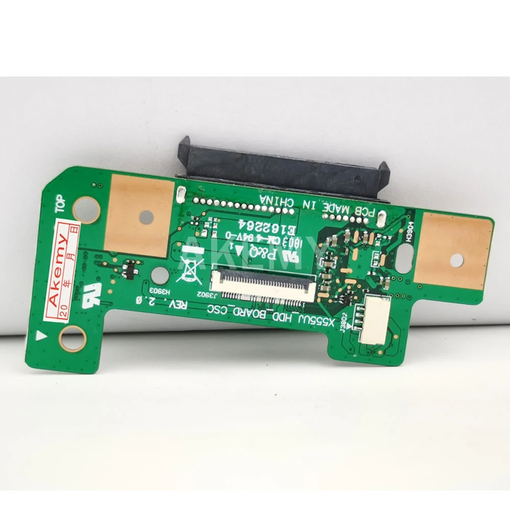 

For Asus X555 X555U X555UJ_IO REV:2.0 USB AUDIO CARD READER BOARD With Cable X555 X555U X555UJ USB board/HDD board
