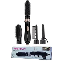 pritech professional 4 in 1 multifunctional hair dryer brush machine comb styling tool set electric hairdryer blow curler hs 729