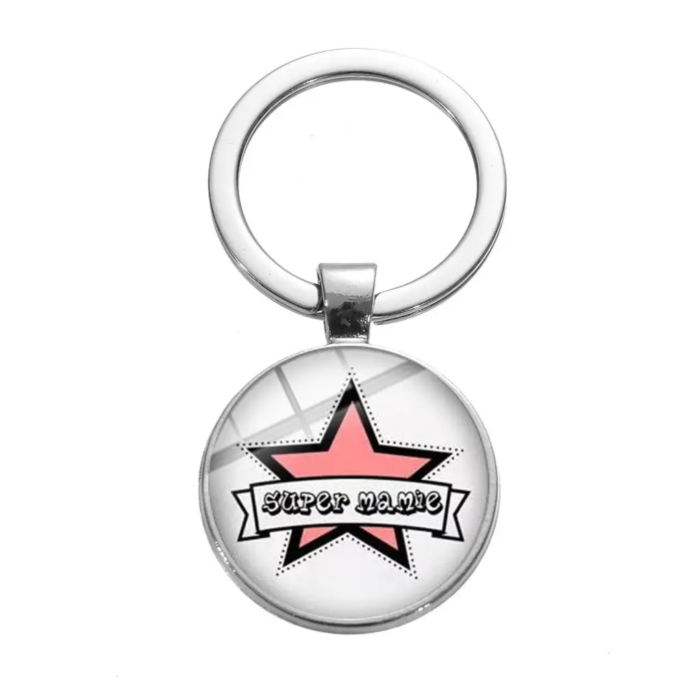 Азиатских супер зрелые дедушка брелок Chaveiro Je Suis Une Французское слово кольцо для