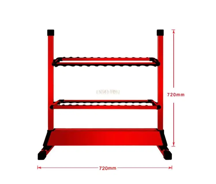 Держатель для удочки из алюминиевого сплава с 24 ячейками высококачественный