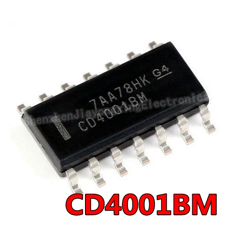 Набор микросхем CD4001BM SOP-14 CD4001B CD4001 4001 SOP14 SMD 10 шт. | Электронные компоненты и