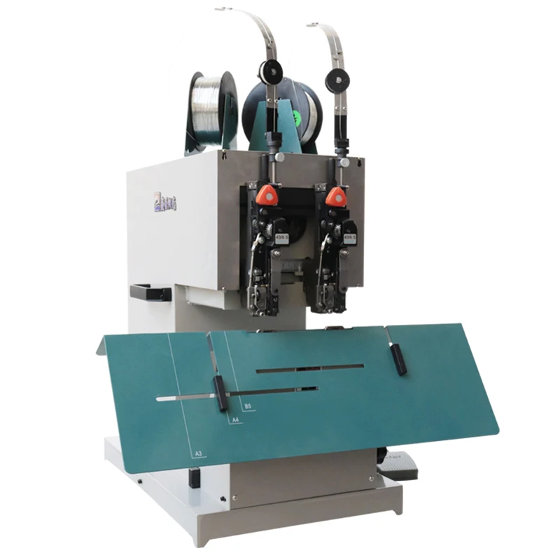 

Double Head Saddle Mueller Head Iron Wire Wire Binding Machine High Quality Saddle Flat Nail High Speed Stapler Folding Machine