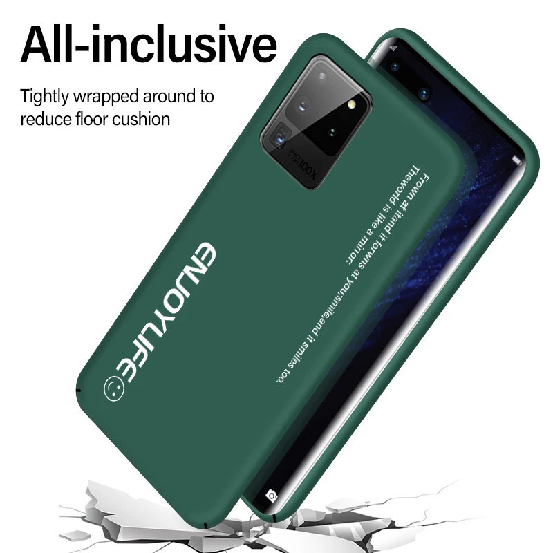 Ultra-thin Matte PC Phone Case For Samsung Galaxy S21 S20 S10 E S9 Note 20 10 9 Plus Shockproof Cover