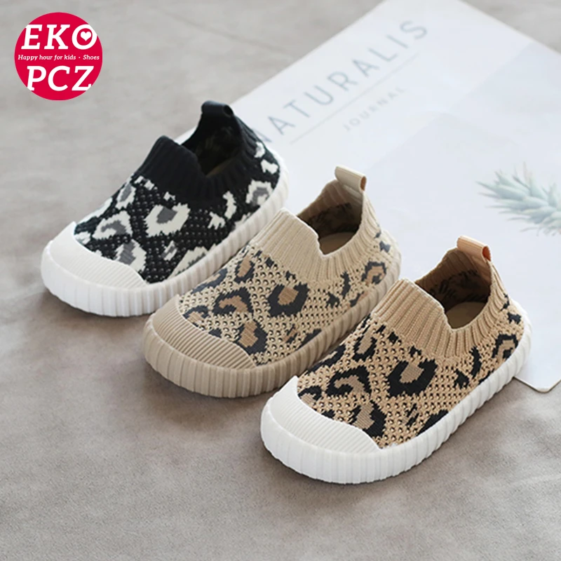 

Кроссовки Детские EKOPCZ сетчатые, вязаные, без шнуровки, Повседневная летняя обувь для начинающих ходить детей