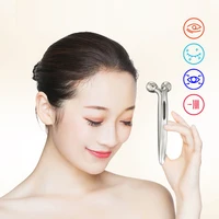 3d thin face roller y shape 360 rotate silver facial full chin body lift skin tightening wrinkle remover massage relaxation tool