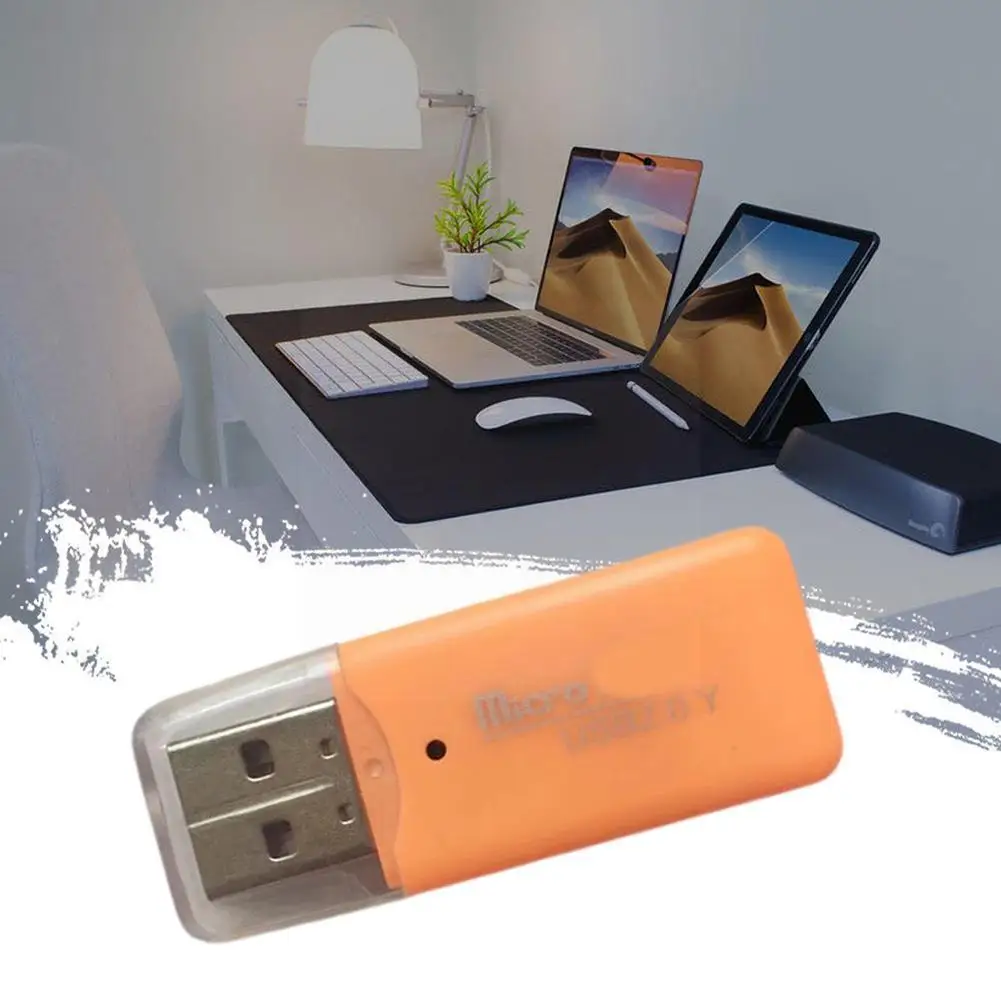 

Высококачественный мини USB 2,0 кардридер для Micro SD карты TF адаптер Plug and Play красочный выбор для планшетного ПК G8C8