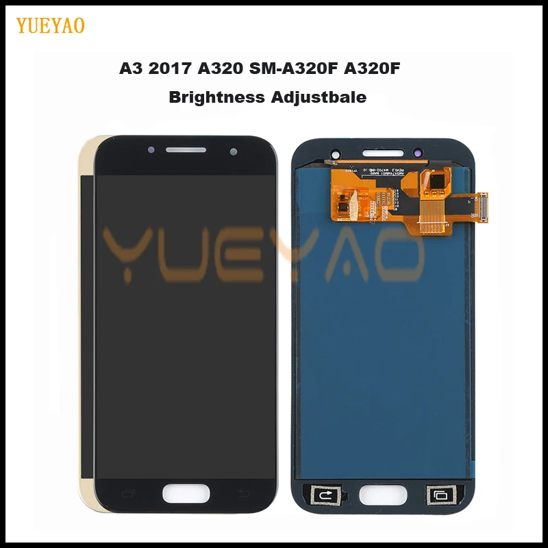 Протестированный A320 ЖК дисплей для Samsung Galaxy A3 2017 A320M A320F сенсорный экран