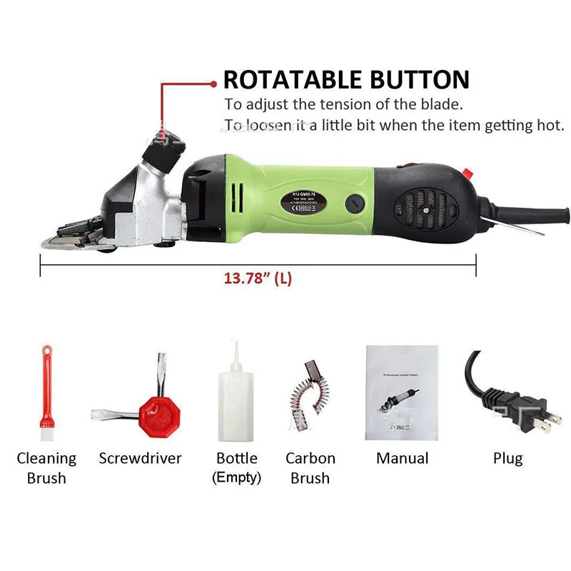Электрическая машинка для стрижки шерсти овцы козы 220 В Гибкая волос питомца