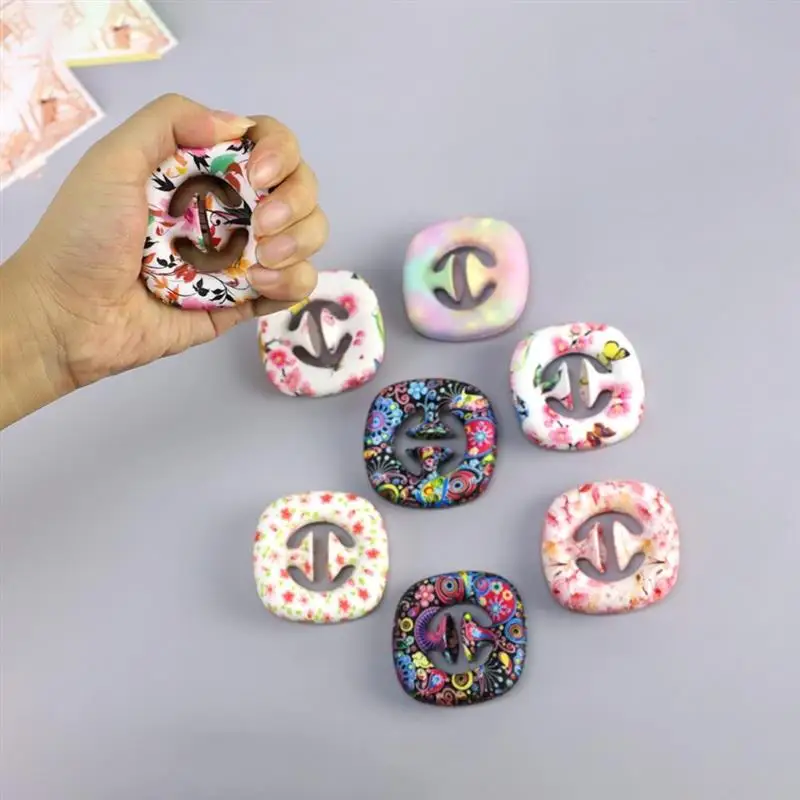 

Rainbow Push Bubble Fidget Sensory Toy for Autisim Special Needs Anti-stress Game Stress Relief Fidget Toys Decompression Grips