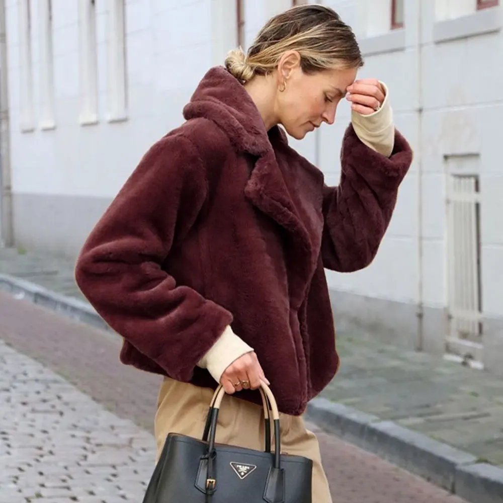 

Autumn and winter faux fur fox fur cardigan plush fur coat, Women coats and jackets winter, winter coats and jackets for Women