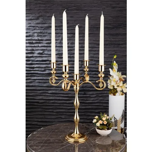 Decorative 5 Candlestick Candle Holder Decorative Objects and Lighting