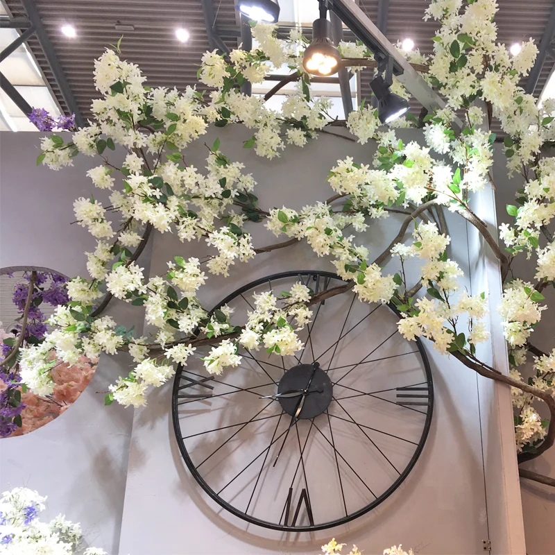 Искусственные цветы вишни 160 см искусственные искусственная Сакура висячая