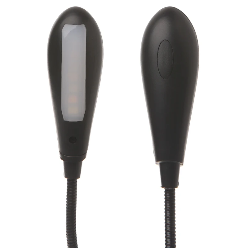 2020 новый гибкий кронштейн с регулируемой яркостью 7 LED USB Настольная лампа зажимом