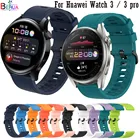 Ремешок силиконовый BEHUA для смарт-часов Huawei Watch 3  3 pro, браслет для наручных часов, аксессуары для Huawei Watch 2 pro, 22 мм