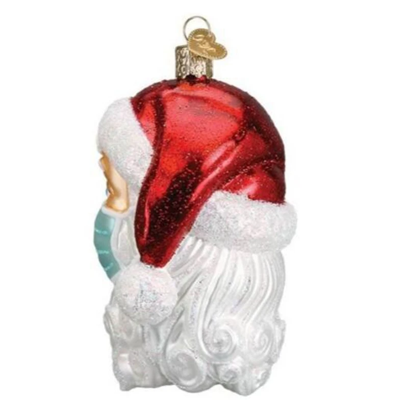 

Santa Claus New Year Natural Resin Christmas Tree Ornaments Pendant Hanging Gifts Xmas Decor O26 20 Dropshipping